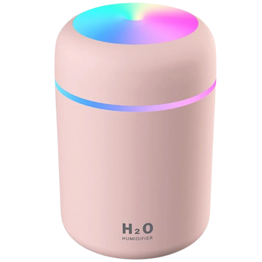 Humidificador LED rosa