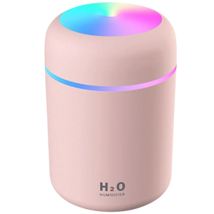 Humidificador LED rosa