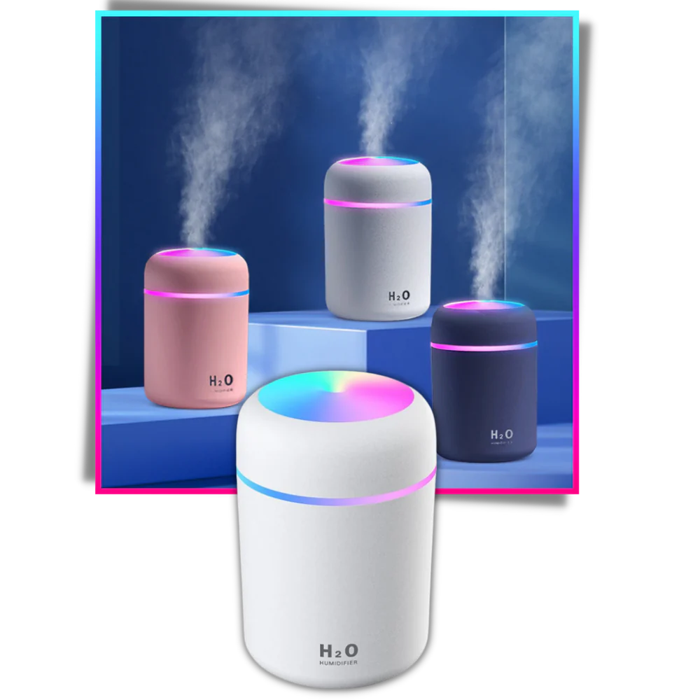 Humidificador LED rosa