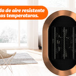 Calefactor de cerámica PTC de 1200 W azul