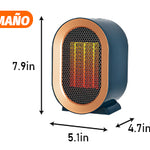 Calefactor de cerámica PTC de 1200 W azul