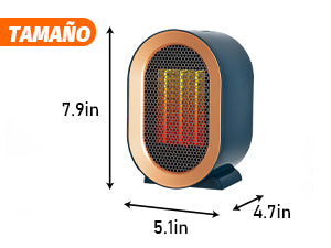 Calefactor de cerámica PTC de 1200 W azul